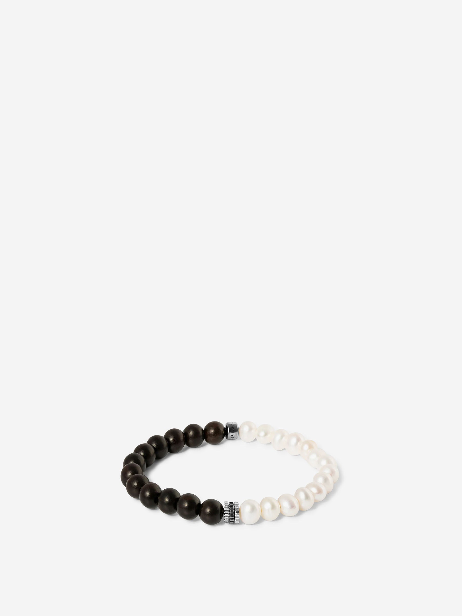 Tateossian Hombre Barcelona Pulsera Gear Trio color Blanco y Negro sku 682-000927 01 - Foto 1