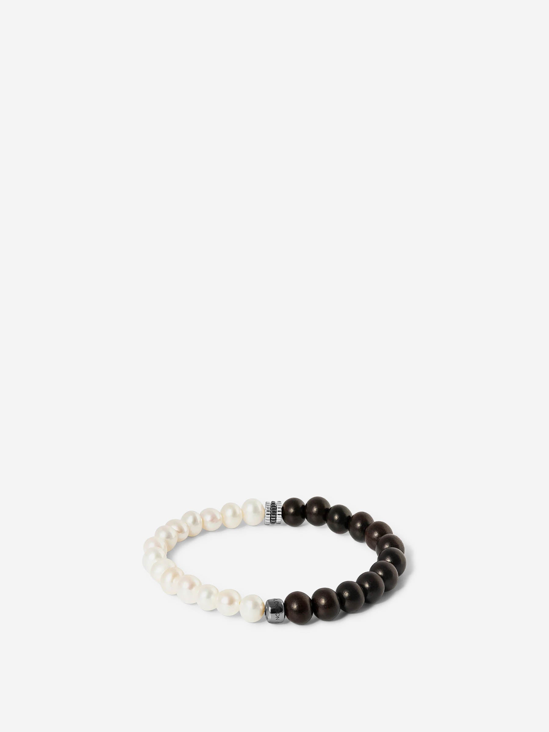 Tateossian Hombre Barcelona Pulsera Gear Trio color Blanco y Negro sku 682-000927 01 - Foto 2