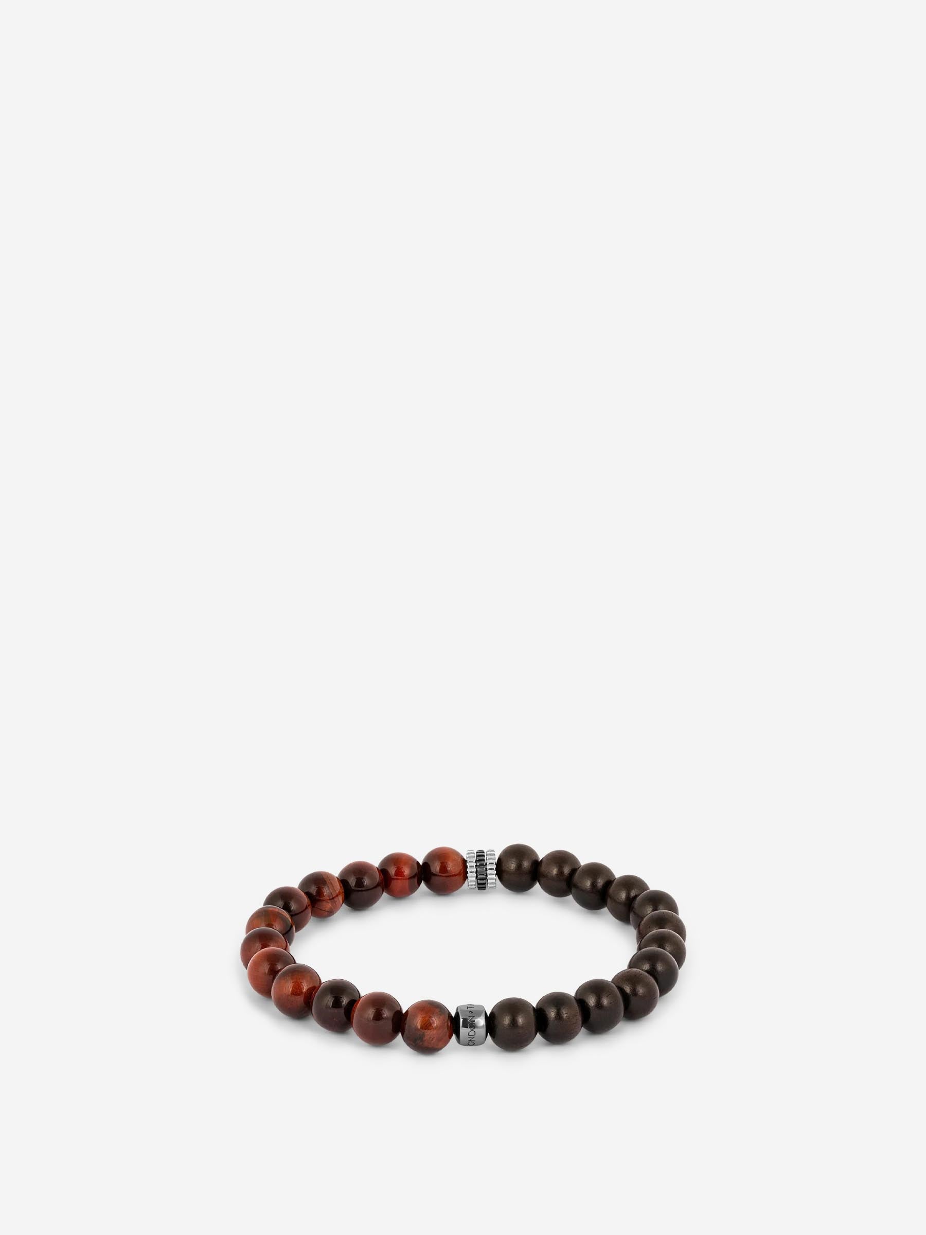 Tateossian Hombre Barcelona Pulsera de cuentas Gear Trio color Marrón sku 682-000928 01 - Foto 2