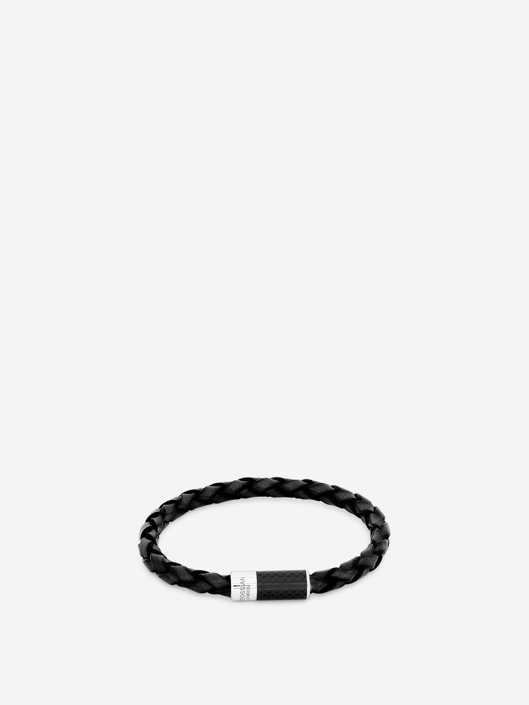 Tateossian Hombre Barcelona Pulsera Carbon Pop color Negro sku 682-000931 01 - Foto 1