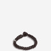 Bottega Veneta Hombre Barcelona Pulsera Piel Intracciata color Marrón Oscuro sku 682-000964 01 - Foto 1