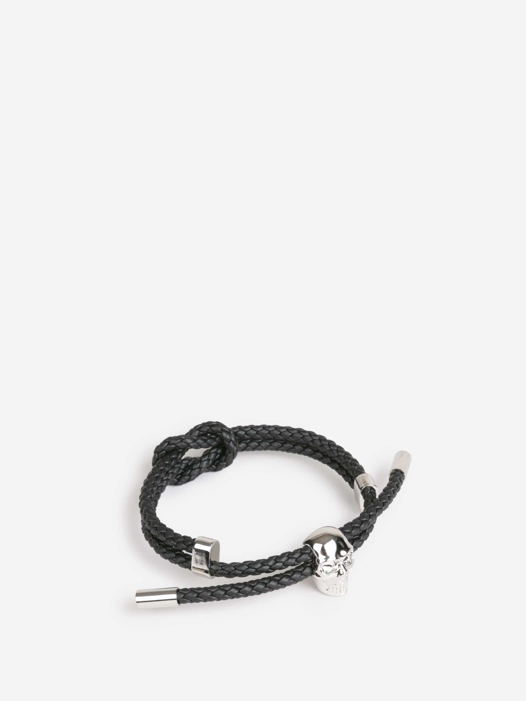 McQueen Hombre Barcelona Pulsera Trenzada Skull color Negro sku 682-000969 01 - Foto 2