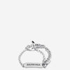 Balenciaga Hombre Barcelona Pulsera Diy color Plateado sku 682-000972 01 - Foto 1