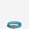 Tom Ford Hombre Barcelona Pulsera Piel Trenzada color Azul Turquesa sku 682-000989 01 - Foto 1