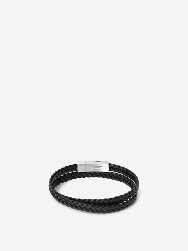 Tateossian Hombre Barcelona Pulsera Piel Dobe color Negro sku 682-001004 01 - Foto 2