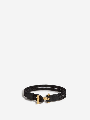 Tom Ford Hombre Barcelona Pulsera Trenzada Logo color Negro sku 682-001025 01 - Foto 2