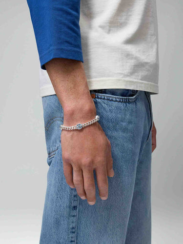 Twojeys Hombre Barcelona Pulsera Superstar Stone color Plateado sku 682-001035 01 - Foto 2