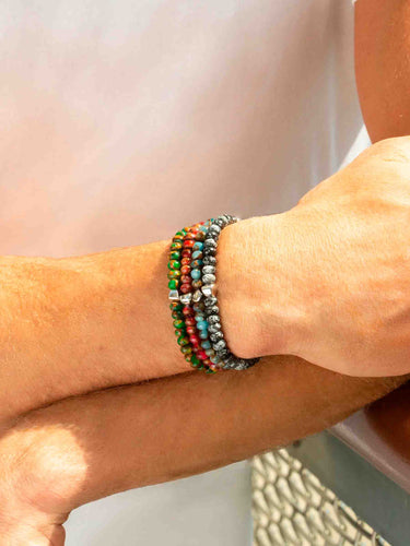Tateossian Hombre Barcelona Pulsera Nepal Nugget color Azul Turquesa sku 682-001039 01 - Foto 2