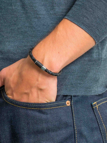 Tateossian Hombre Barcelona Pulsera Carbon Pop color Negro sku 682-001045 01 - Foto 2