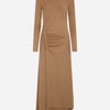 Rabanne Mujer Barcelona Vestido Midi Asimétrico Lana color Caramelo sku 721-000285 01 - Foto 1