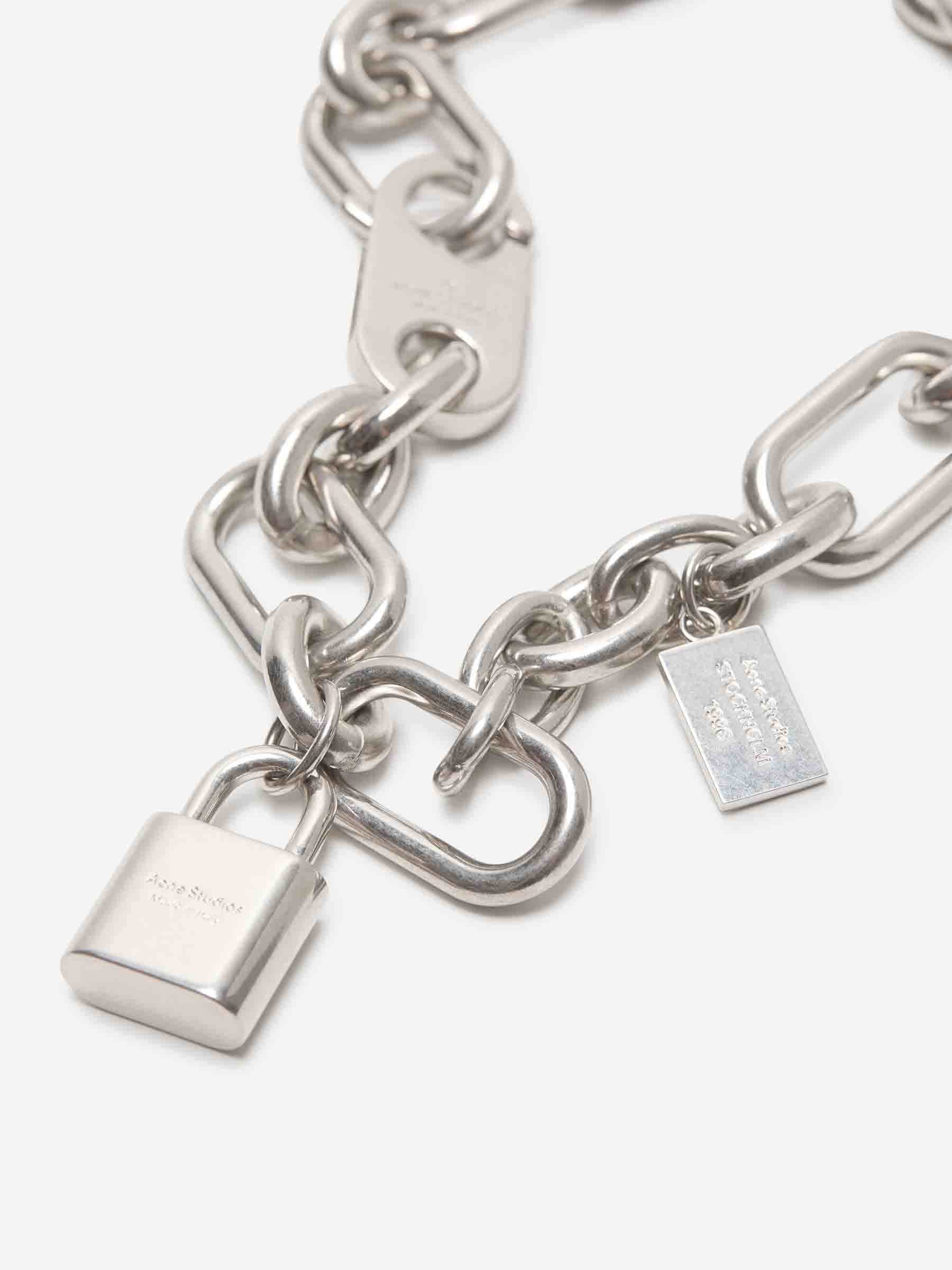 Acne Studios Hombre Barcelona Brazalete Candado color Plateado sku 683-000024 01 - Foto 2