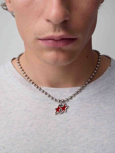 Twojeys Hombre Barcelona Collar Melted Stars Ball color Plateado sku 683-000038 02 - Foto 2