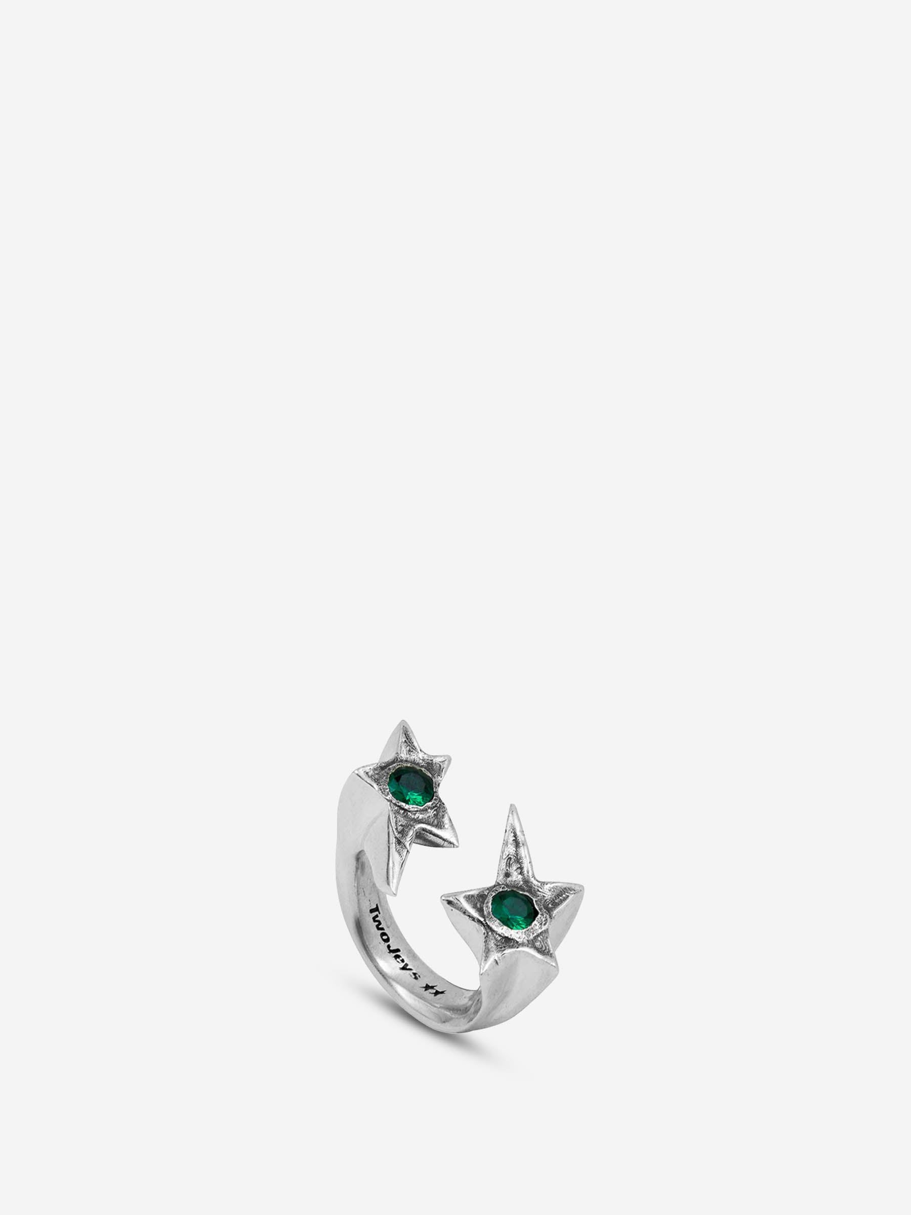 Twojeys Hombre Barcelona Anillo Two Stone color Verde sku 684-000005 01 - Foto 1