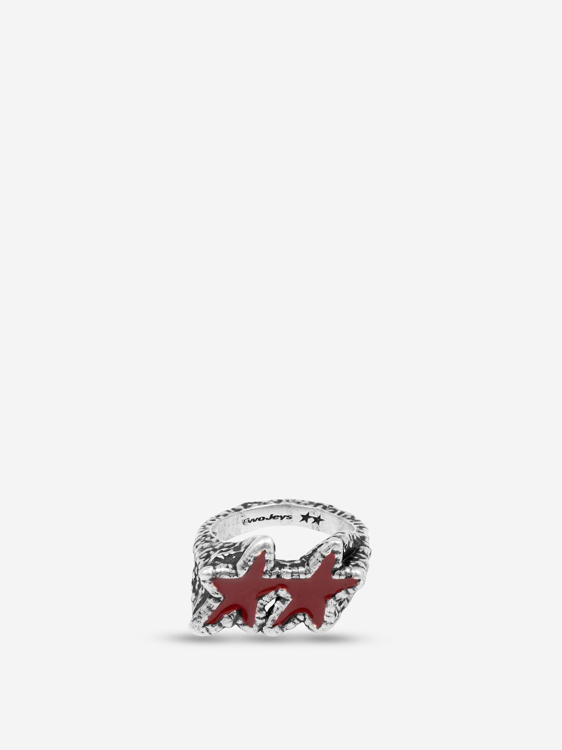 Twojeys Hombre Barcelona Anillo Melted Stars color Rojo sku 684-000008 01 - Foto 2
