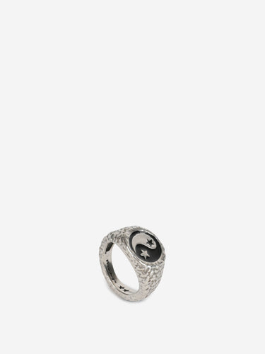 Anillo Enameled Yin Yang