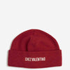 Valentino Garavani Hombre Barcelona Gorro Punto Logo color Cereza sku 689-000005 01 - Foto 1