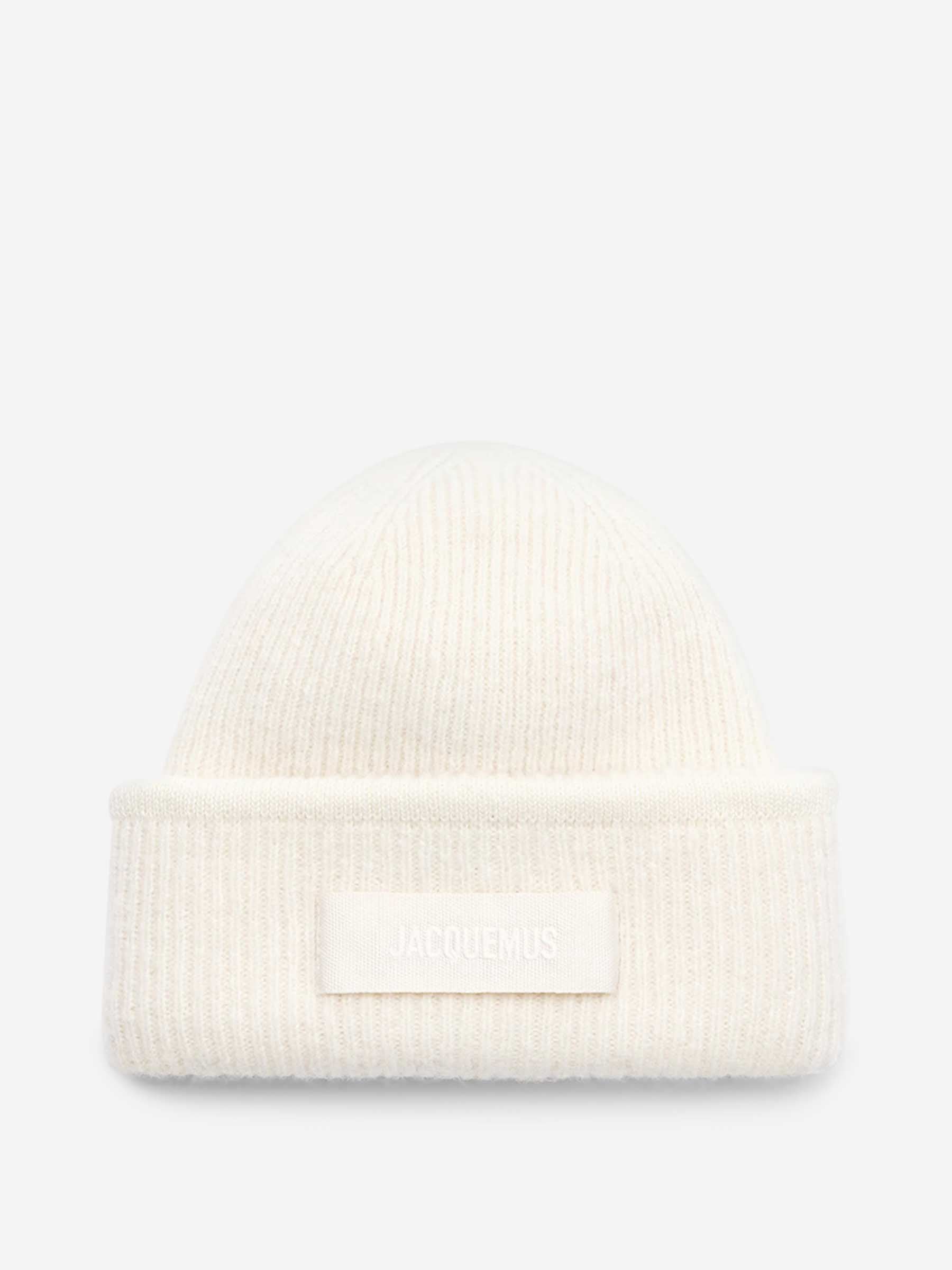 Jacquemus Hombre Barcelona Gorro Gros Grain color Blanco sku 689-000006 01 - Foto 1