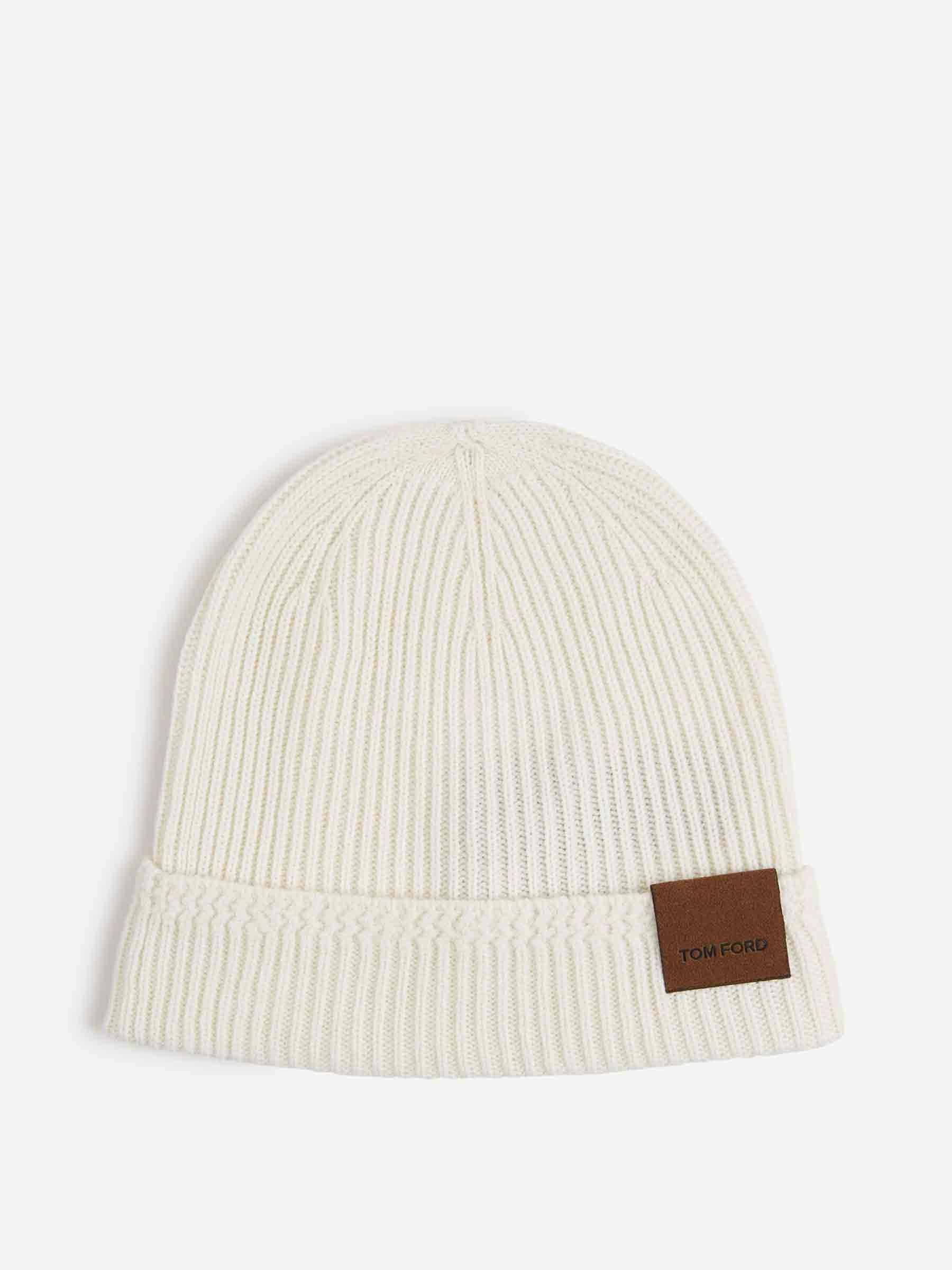 Tom Ford Hombre Barcelona Gorro Acanalado color Marfil sku 689-000010 02 - Foto 1