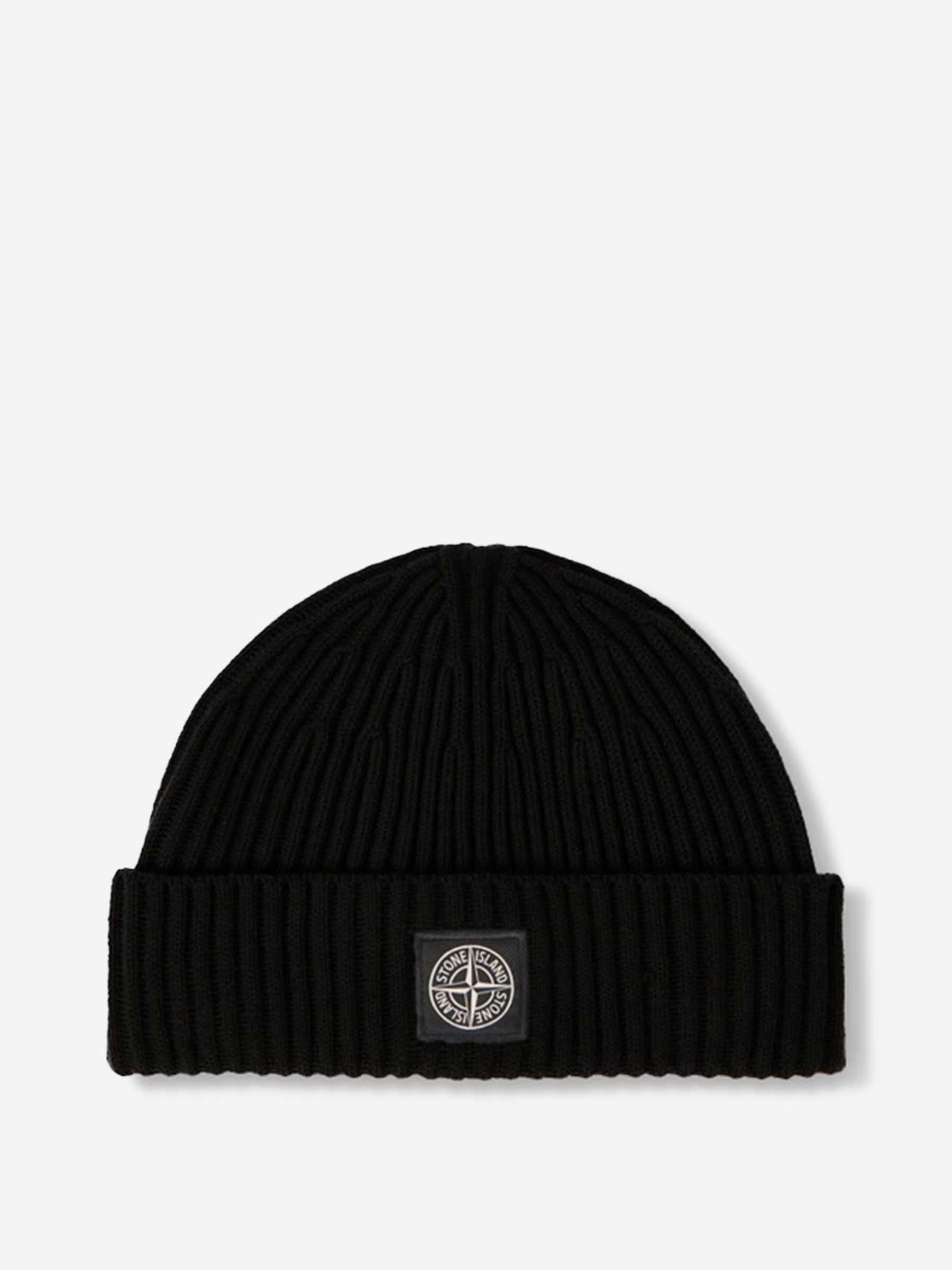 Stone Island Hombre Barcelona Gorro Punto Lana color Negro sku 689-000011 02 - Foto 1
