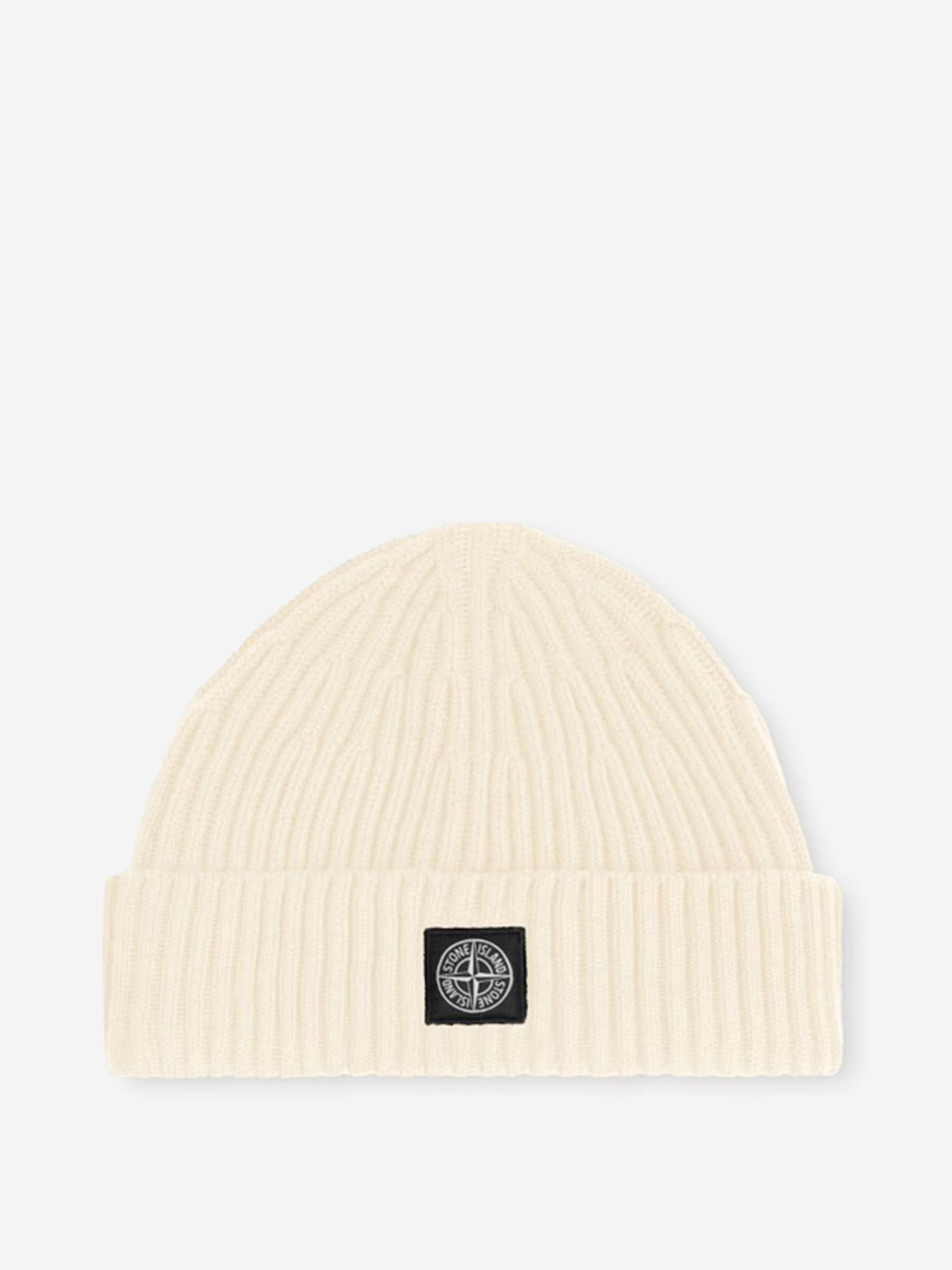 Stone Island Hombre Barcelona Gorro Punto Lana color Marfil sku 689-000011 03 - Foto 1