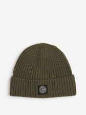 Stone Island Hombre Barcelona Gorro Logo Lana color Verde Jungla sku 689-000012 01 - Foto 1