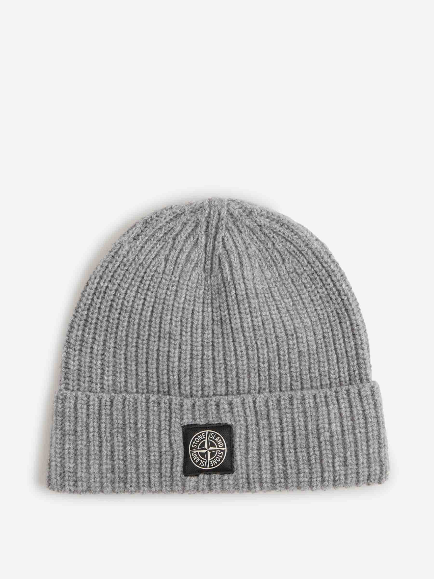 Stone Island Hombre Barcelona Gorro Punto Lana color Gris Claro sku 689-000012 02 - Foto 1