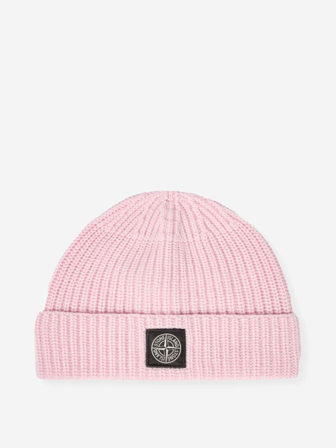 Stone Island Hombre Barcelona Gorro Punto Lana color Rosa sku 689-000012 03 - Foto 1