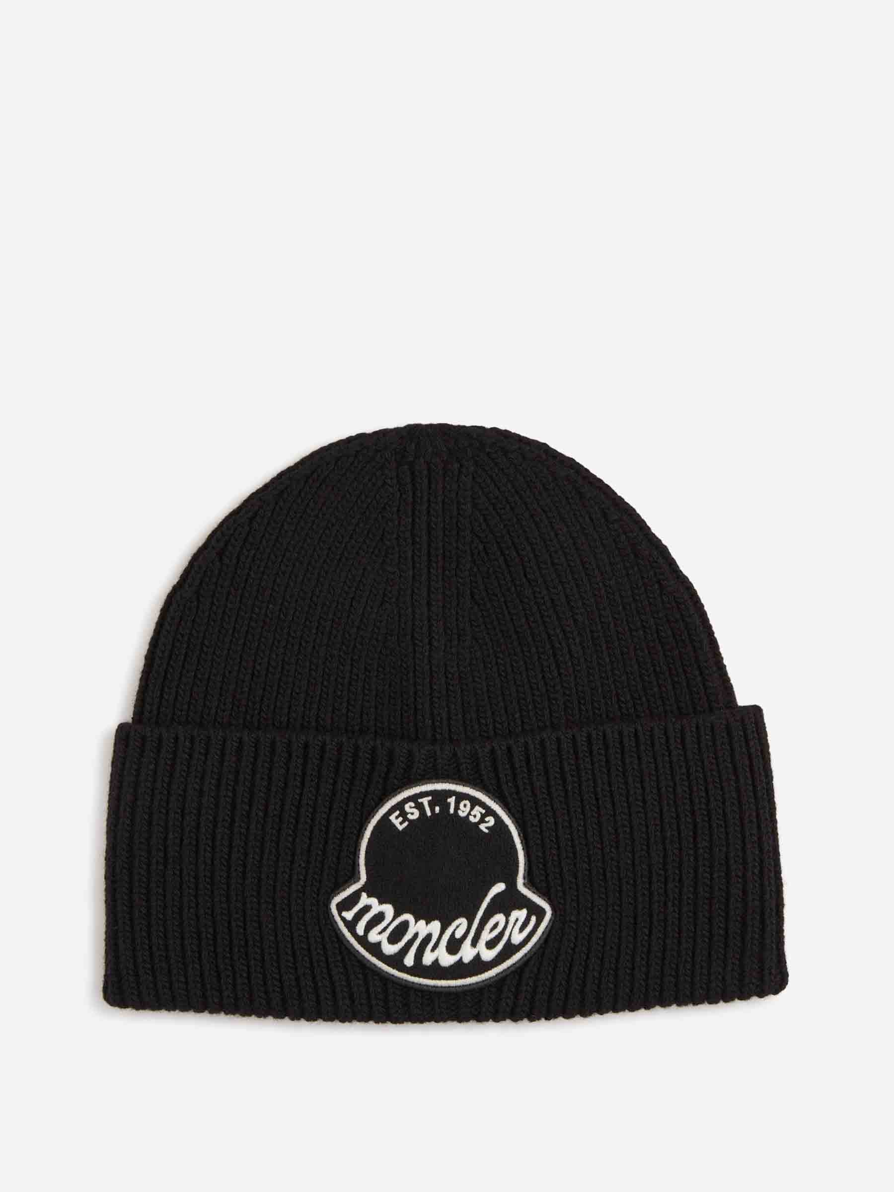 Moncler Hombre Barcelona Gorro Punto Logo color Negro sku 689-000014 01 - Foto 1