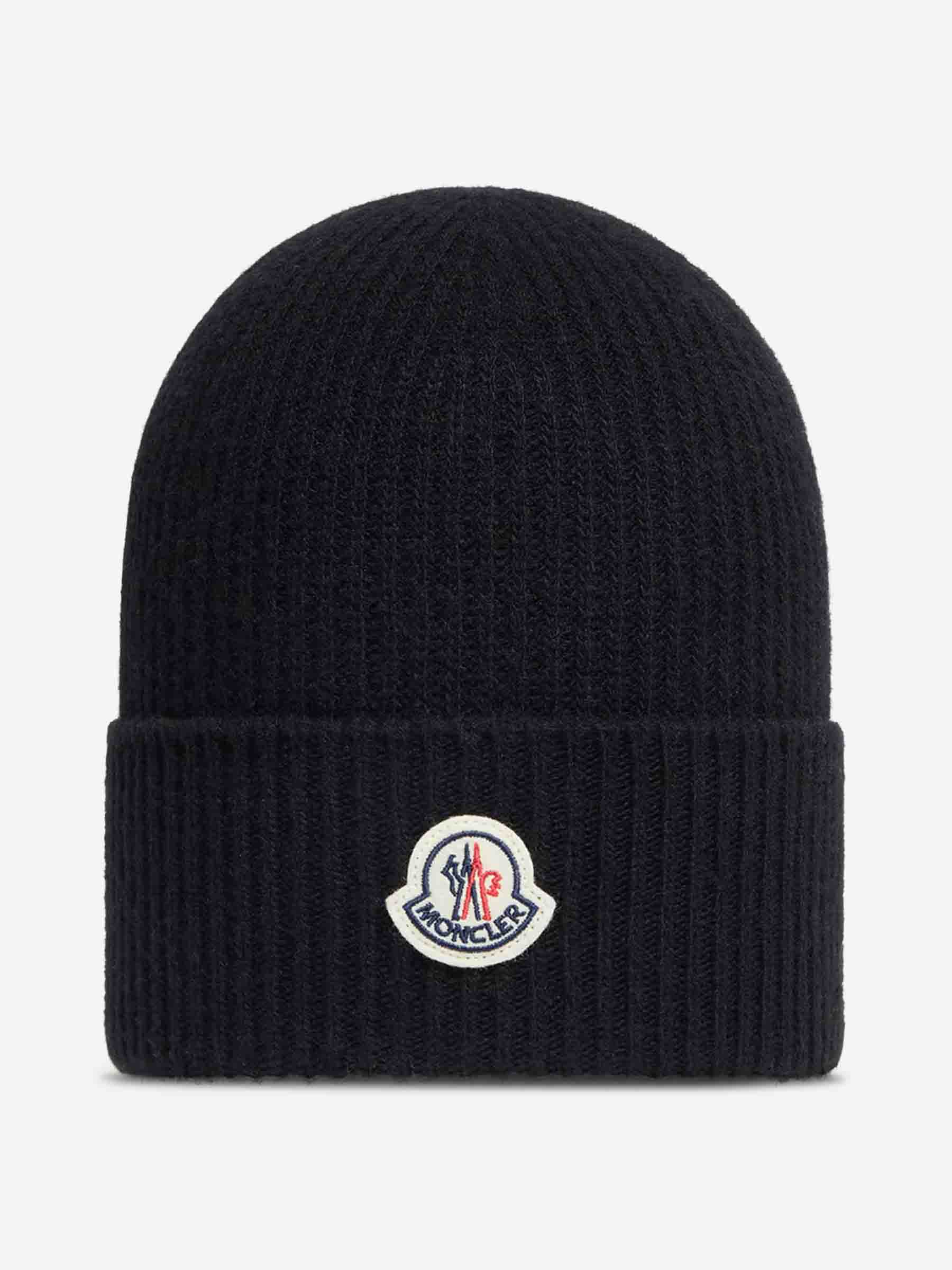 Moncler Hombre Barcelona Gorro Lana Cachemira color Negro sku 689-000016 03 - Foto 1