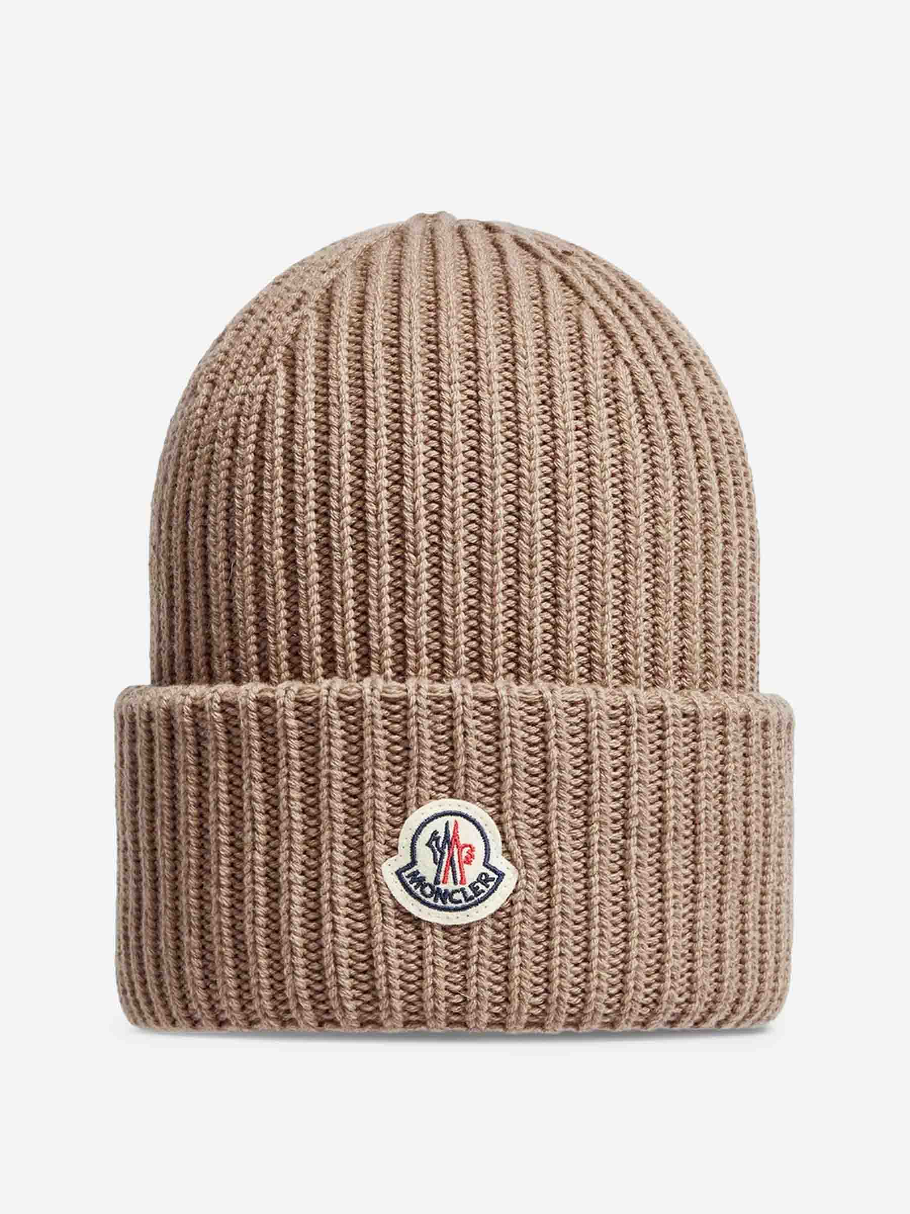 Moncler Hombre Barcelona Gorro de lana y cachemira color Camel sku 689-000017 01 - Foto 1