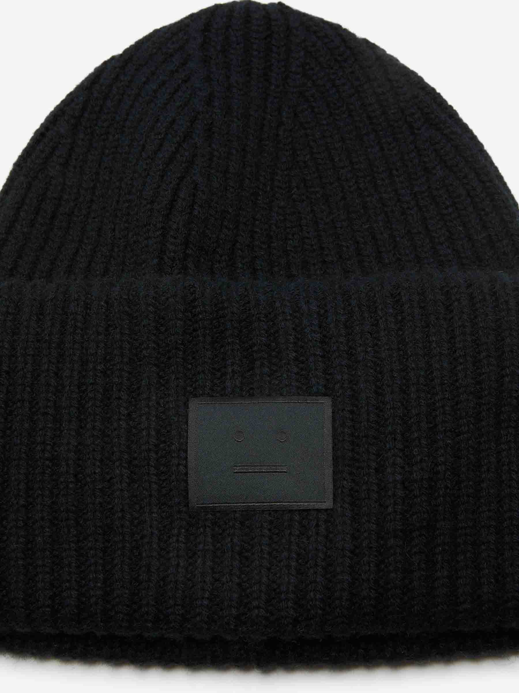 Acne Studios Hombre Barcelona Gorro Punto Lana color Negro sku 689-000019 01 - Foto 2