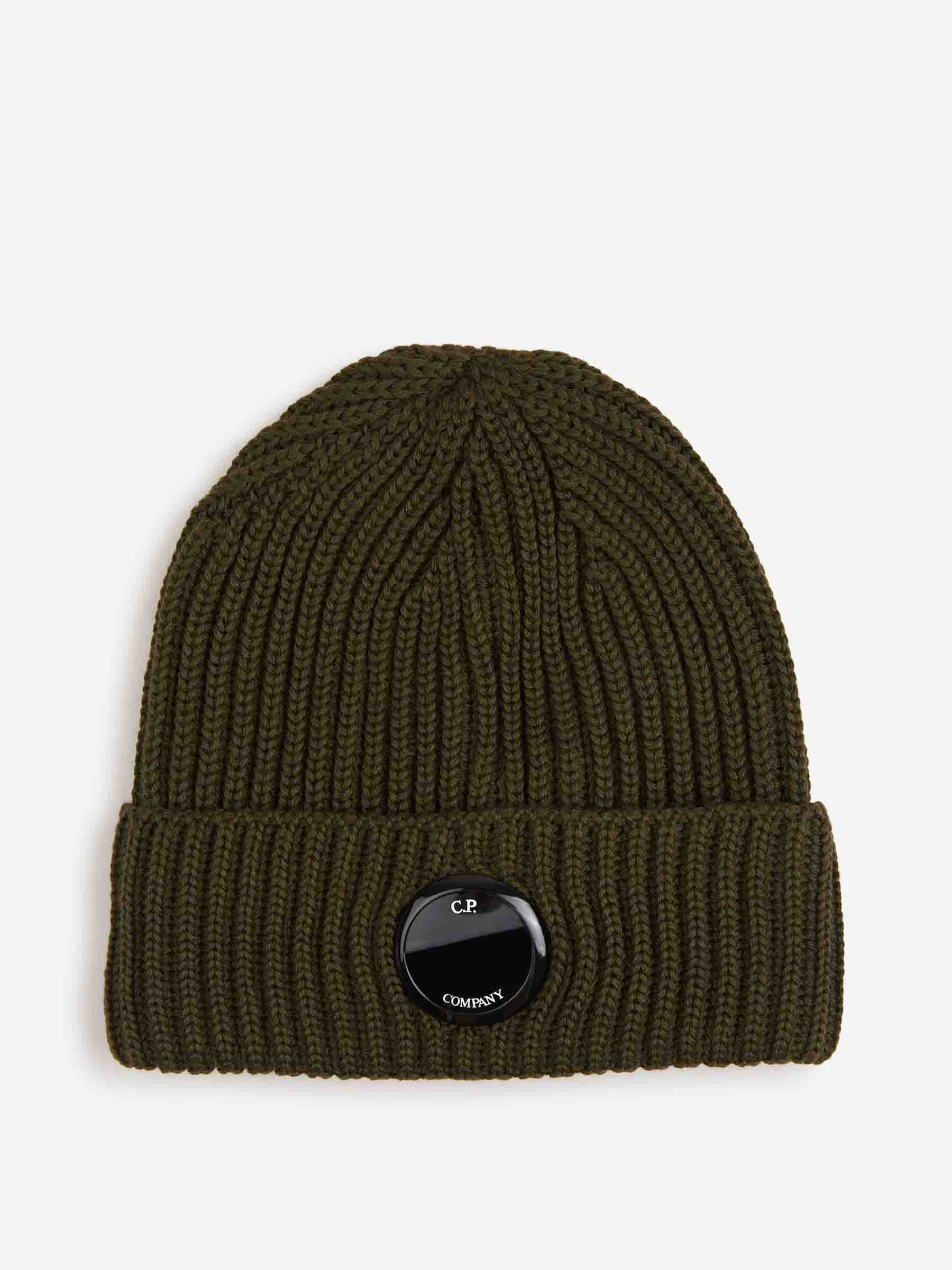 C.P. Company Hombre Barcelona Gorro Punto Lana color Verde Militar sku 689-000022 01 - Foto 1