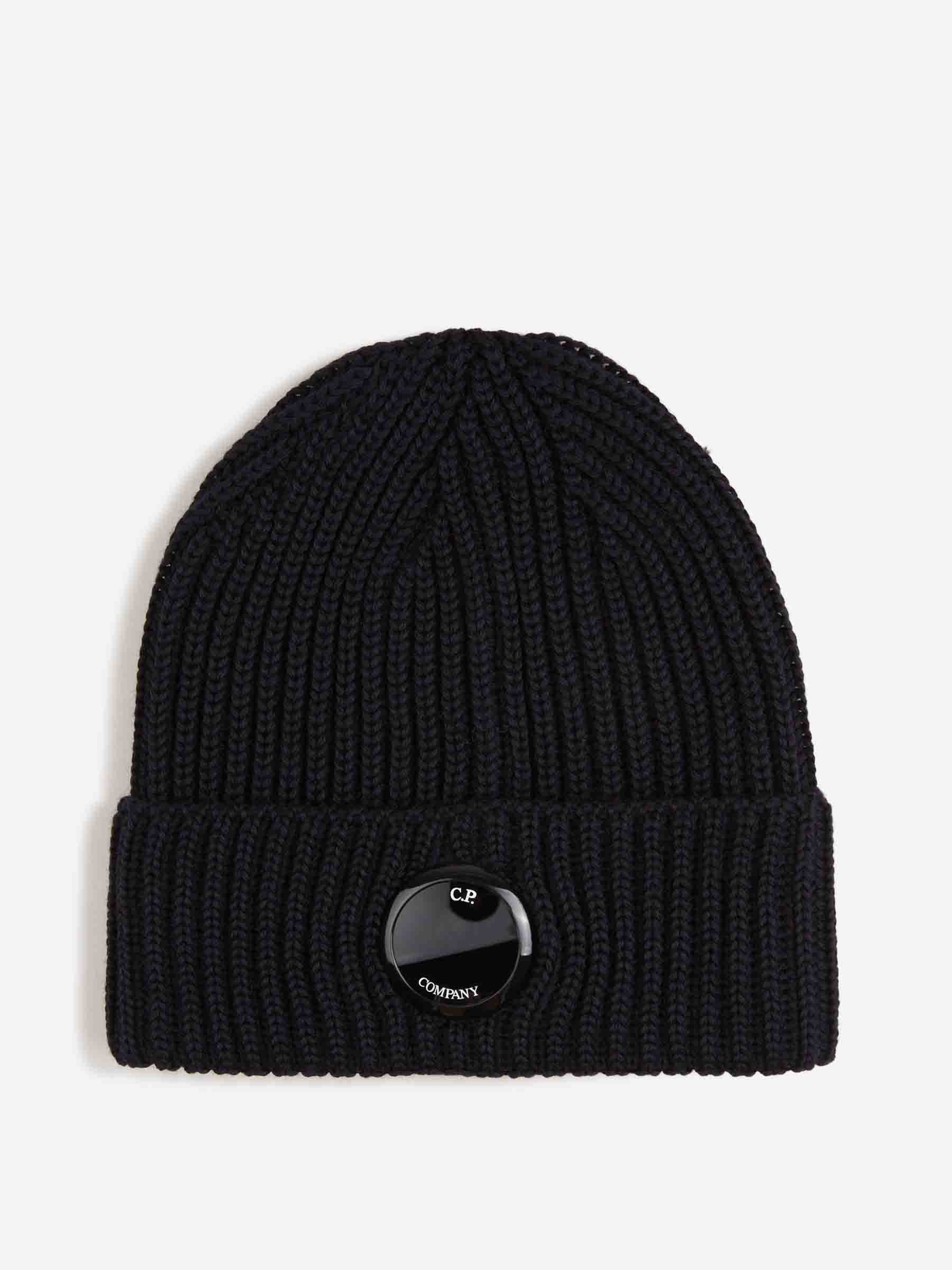 C.P. Company Hombre Barcelona Gorro Punto Lana color Azul Marino sku 689-000022 02 - Foto 1