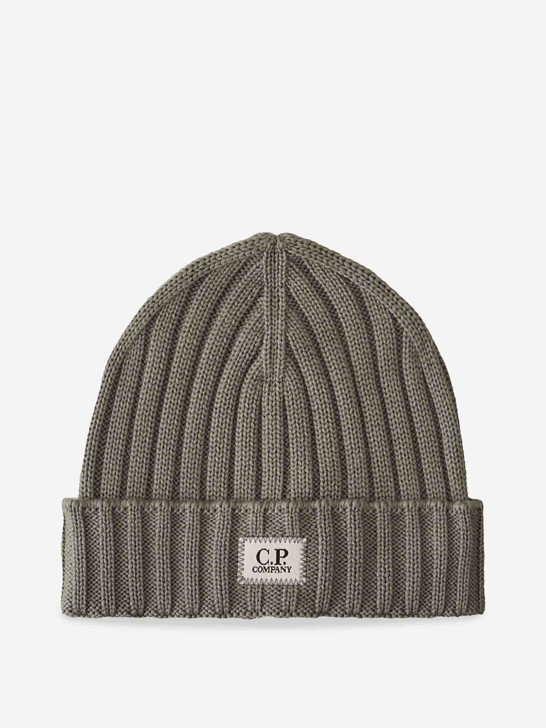 C.P. Company Hombre Barcelona Gorro Lana Logo color Gris Claro sku 689-000023 01 - Foto 1