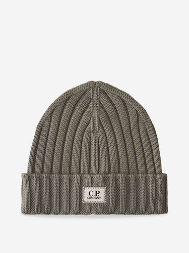 C.P. Company Hombre Barcelona Gorro Lana Logo color Gris Claro sku 689-000023 01 - Foto 1