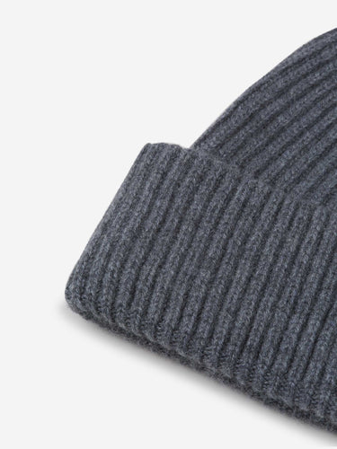 Fedeli Hombre Barcelona Gorro Punto Cashmere color Gris sku 689-000028 01 - Foto 2