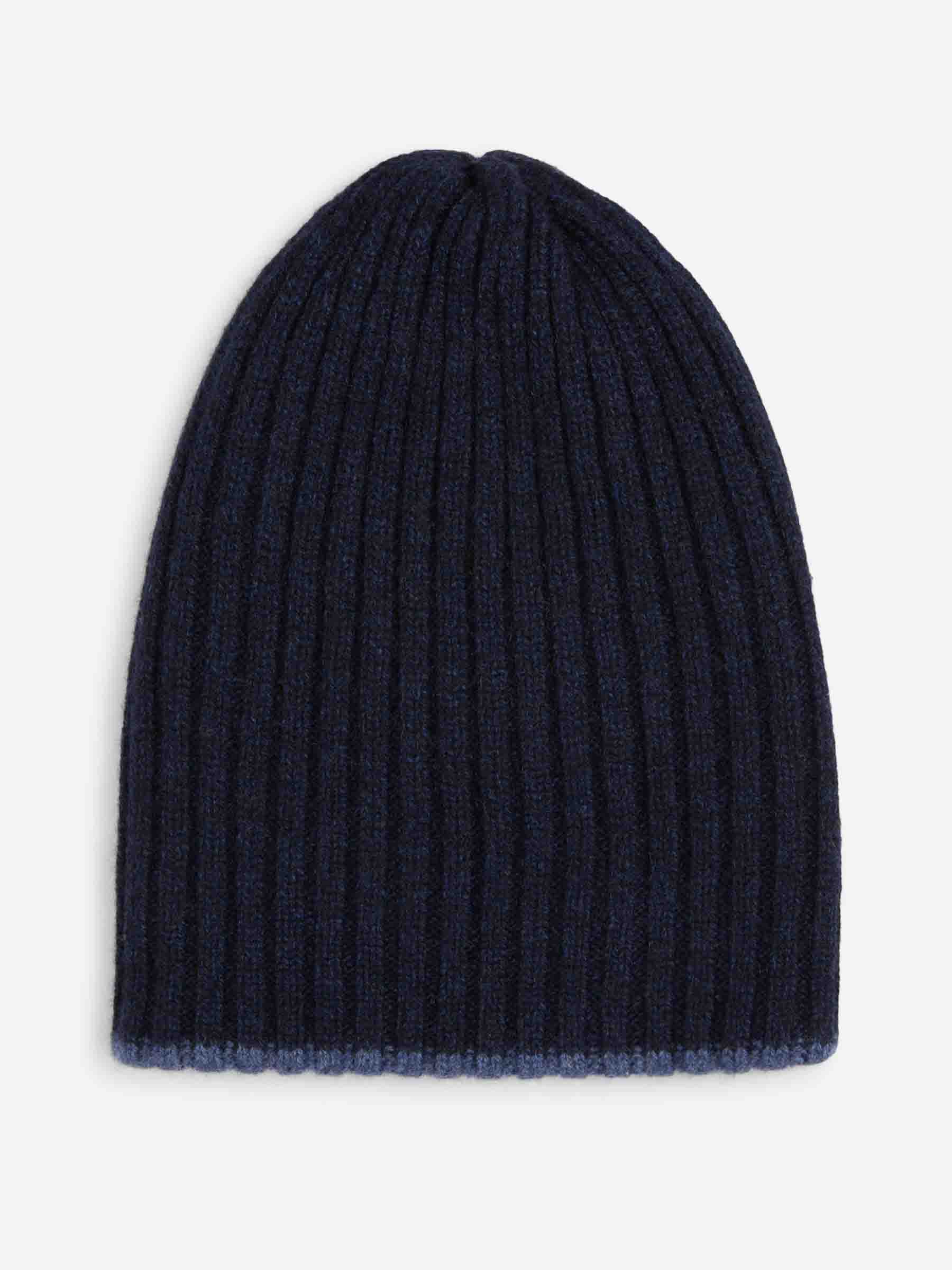Fedeli Hombre Barcelona Gorro Double Cashmere color Azul Marino sku 689-000029 01 - Foto 1