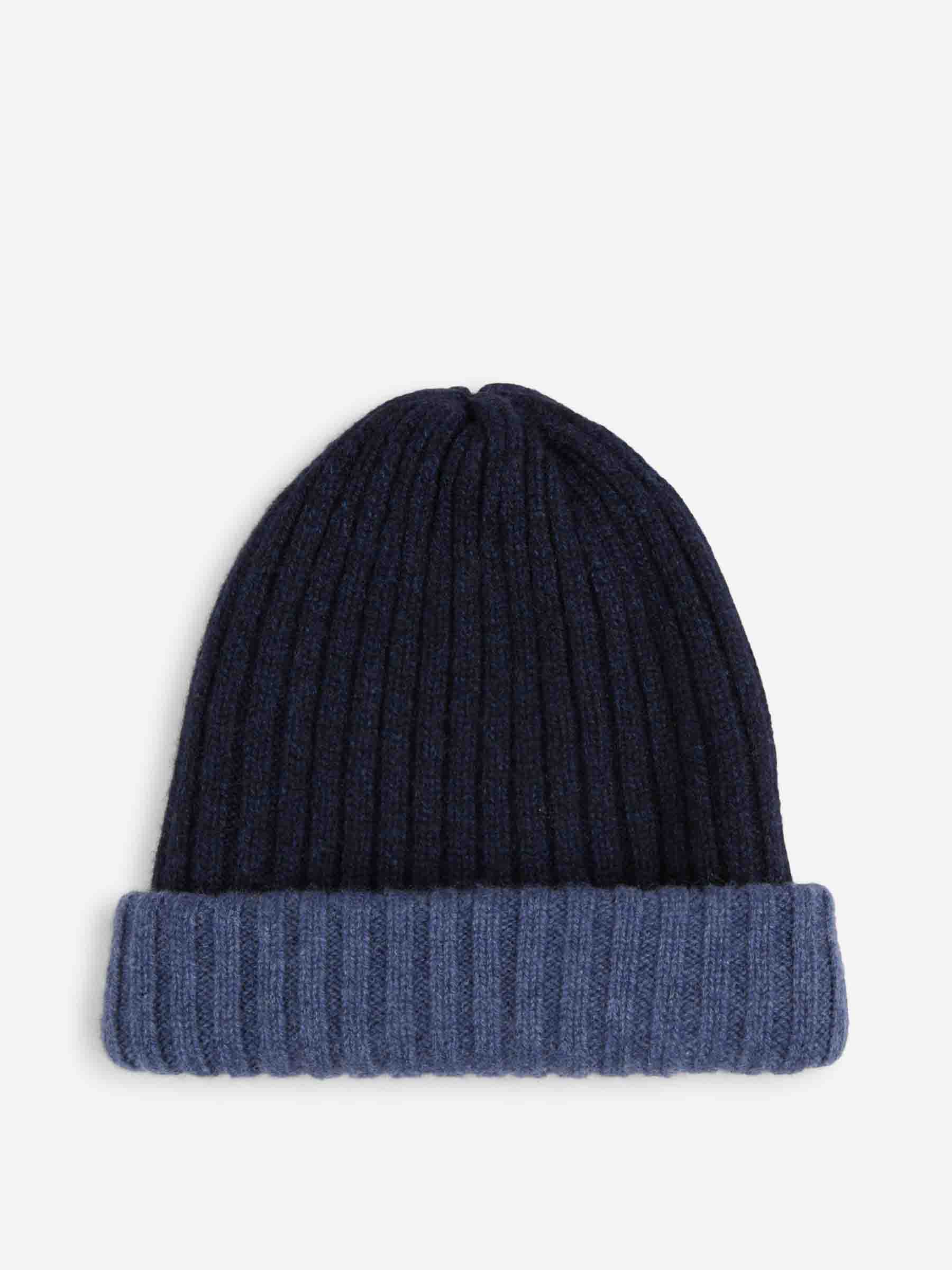 Fedeli Hombre Barcelona Gorro Double Cashmere color Azul Marino sku 689-000029 01 - Foto 2