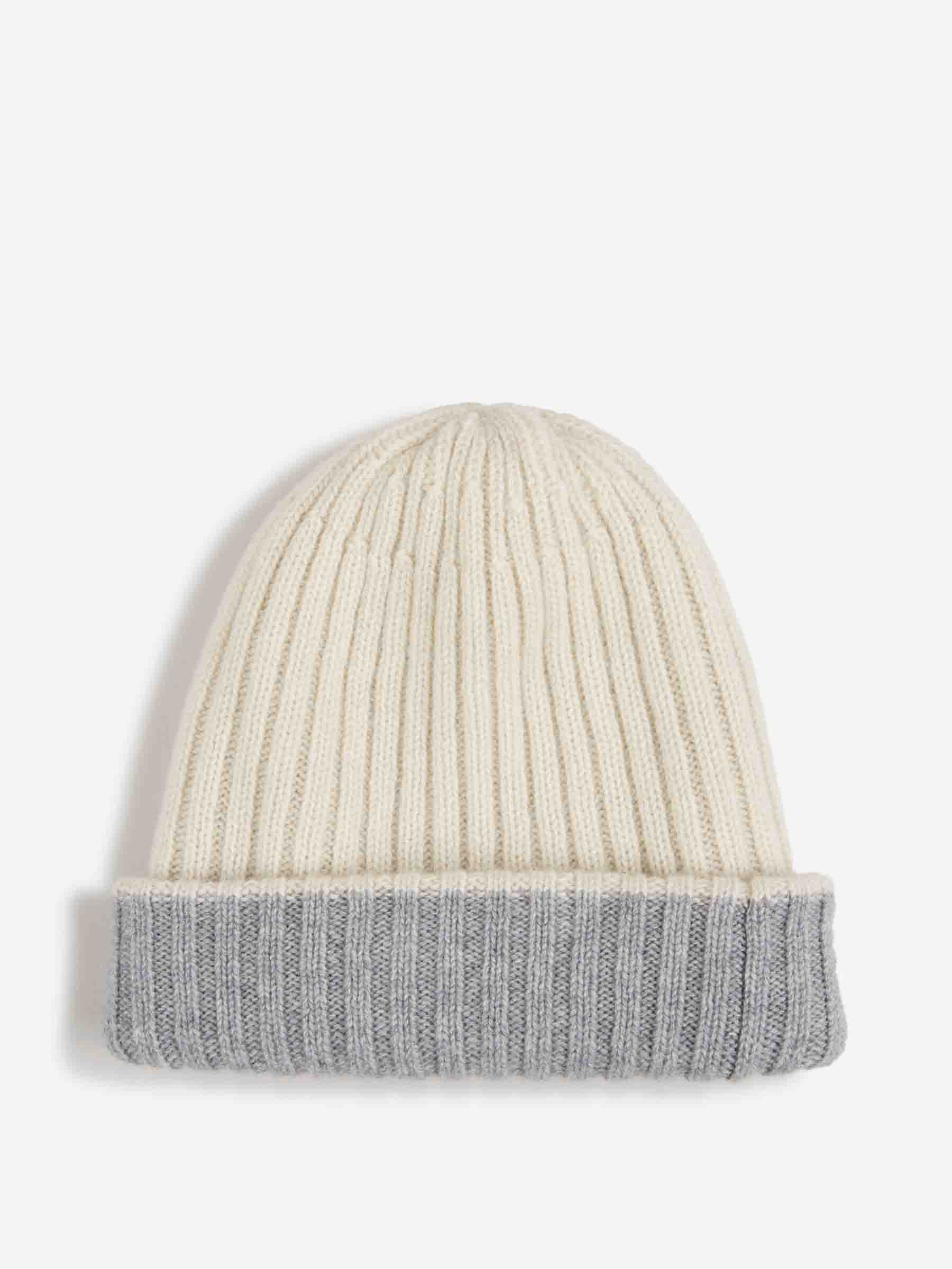 Fedeli Hombre Barcelona Gorro Double Cashmere color Beige sku 689-000029 02 - Foto 2