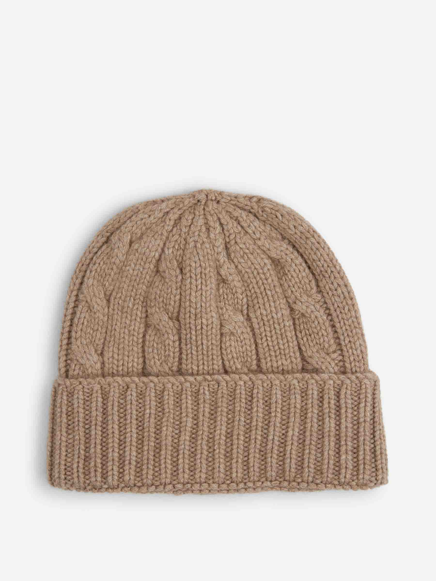 Santa Eulalia Hombre Barcelona Gorro Punto Cachemira color Camel sku 689-000032 01 - Foto 1