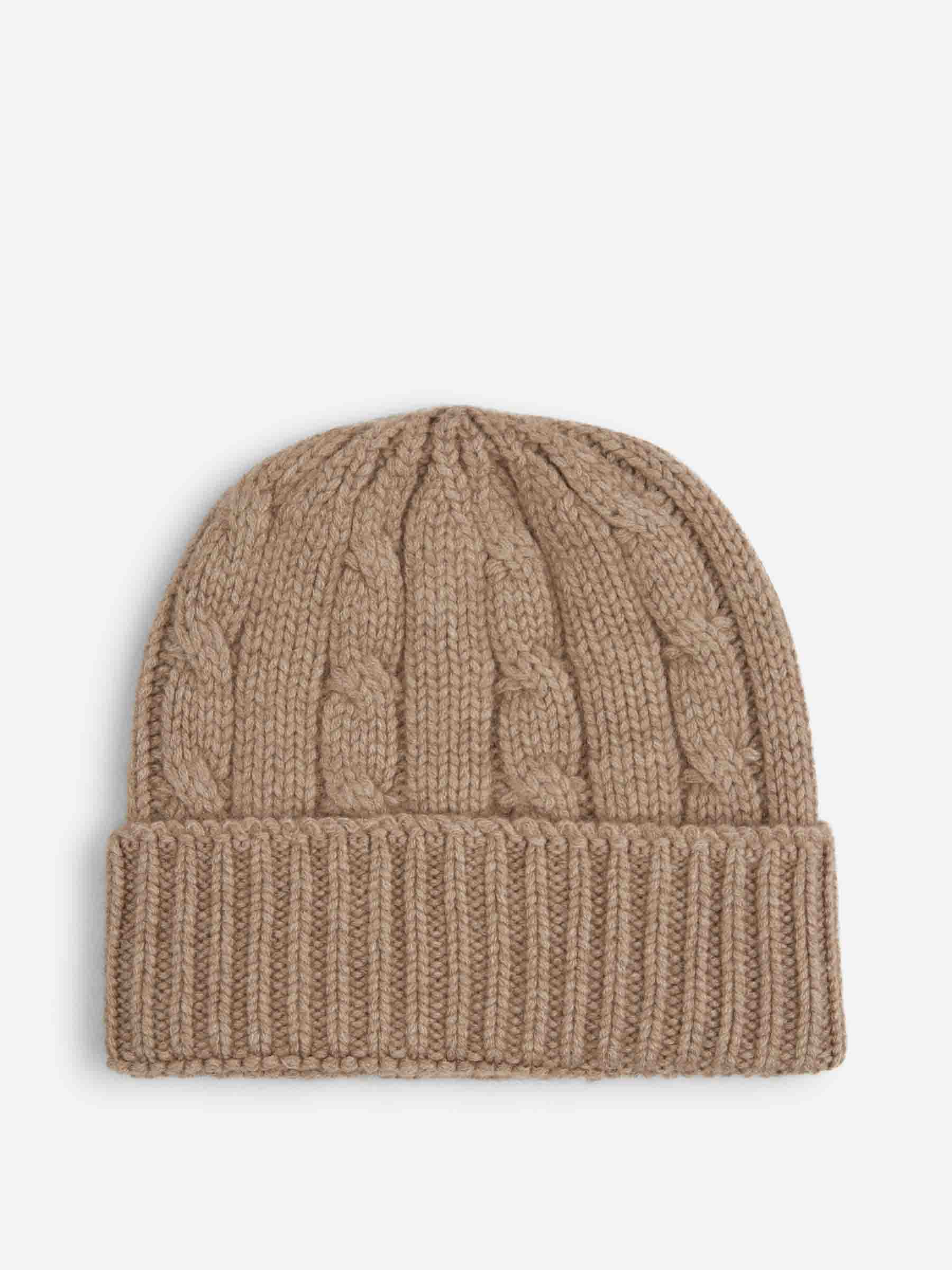 Santa Eulalia Hombre Barcelona Gorro Punto Cachemira color Camel sku 689-000032 01 - Foto 2