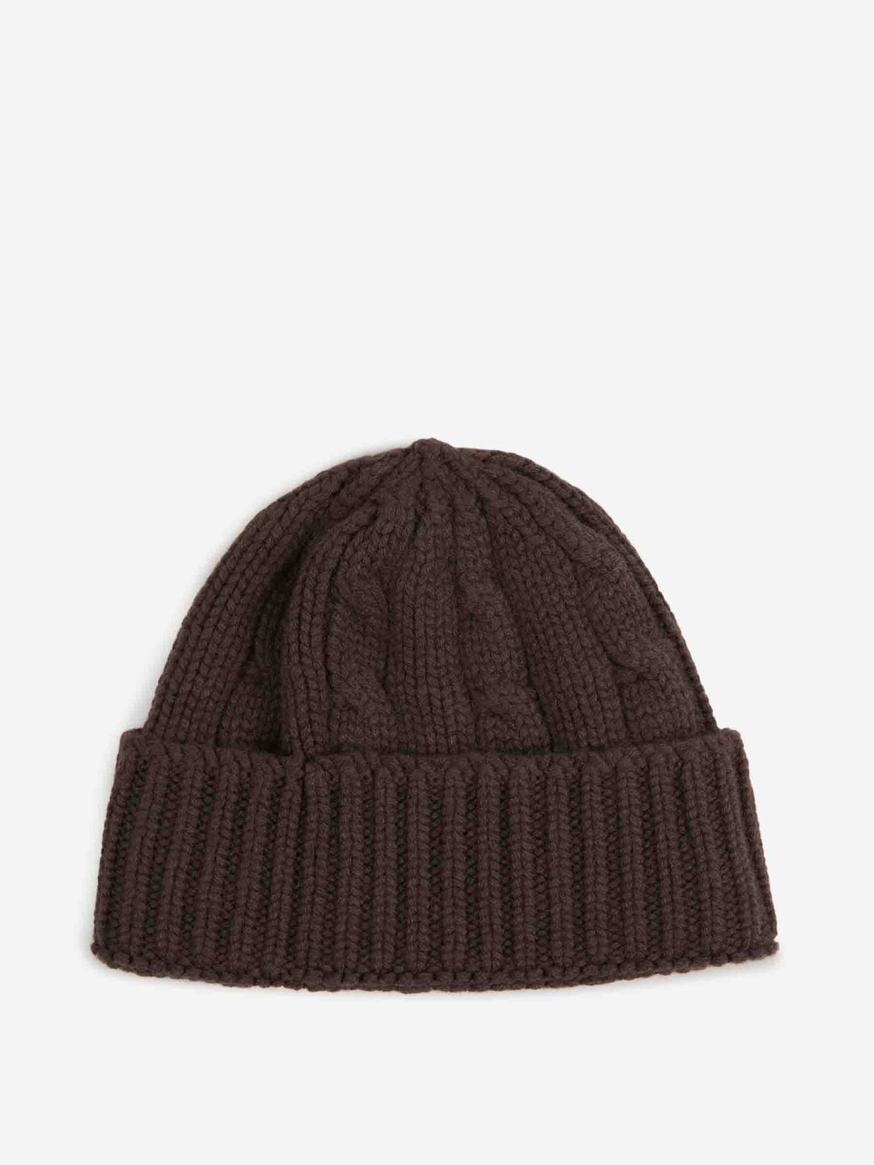 Santa Eulalia Hombre Barcelona Gorro Punto Cachemira color Marrón Oscuro sku 689-000032 02 - Foto 1