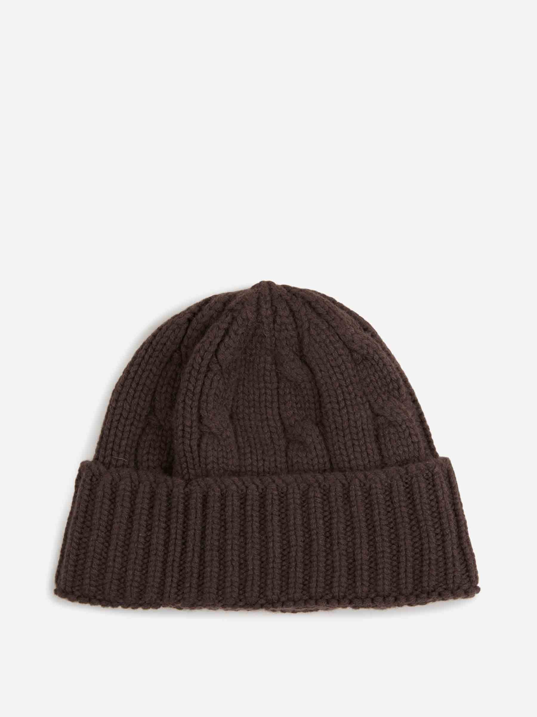 Santa Eulalia Hombre Barcelona Gorro Punto Cachemira color Marrón Oscuro sku 689-000032 02 - Foto 2