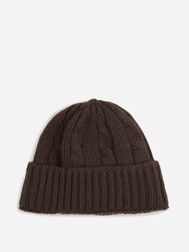 Santa Eulalia Hombre Barcelona Gorro Punto Cachemira color Marrón Oscuro sku 689-000032 02 - Foto 2