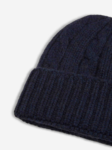 Santa Eulalia Hombre Barcelona Gorro Punto Cachemira color Azul Marino sku 689-000032 04 - Foto 3