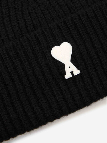 Ami Paris Hombre Barcelona Gorro Logo Lana color Negro sku 689-000043 03 - Foto 4