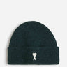 Ami Paris Hombre Barcelona Gorro Punto Logo color Verde Oscuro sku 689-000044 01 - Foto 1