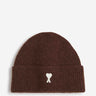 Ami Paris Hombre Barcelona Gorro Punto Logo color Marrón sku 689-000044 03 - Foto 1