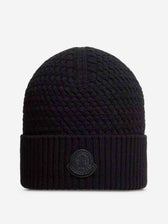 Moncler Hombre Barcelona Gorro Punto Logo color Negro sku 689-000047 01 - Foto 1