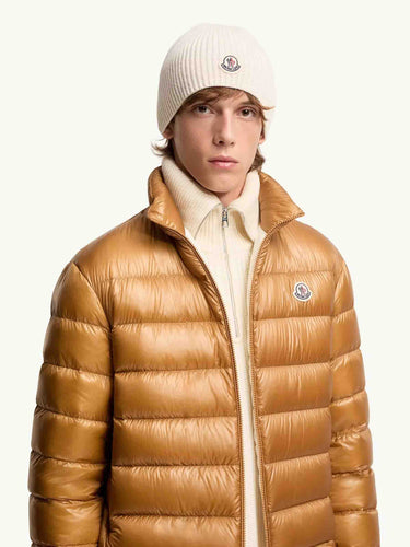 Moncler Hombre Barcelona Gorro Lana Logo color Marfil sku 689-000049 01 - Foto 2